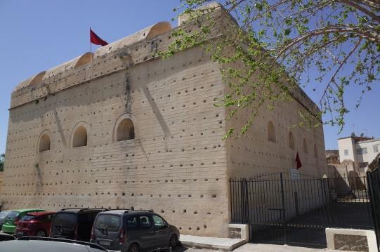 Figure 9- View of the southern side of the Burj South in Fes From their external apperance, both of these fortresses were built using rammed earth with lime.