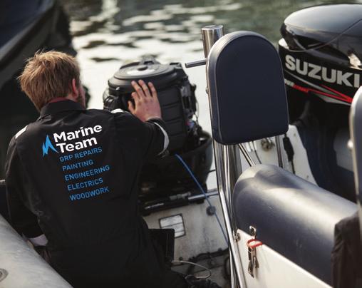 PAINTING & FINISHING WOODWORK & REFITTING GRP REPAIRS & OSMOSIS TREATMENTS INBOARD & OUTBOARD