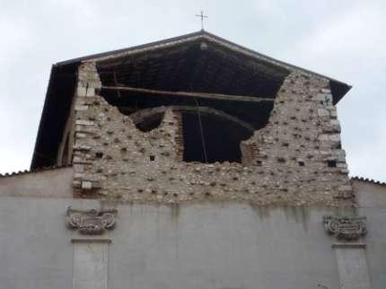 : DAMAGE ON DAMAGE ON CHURCHES (I) SAN BIAGIO D