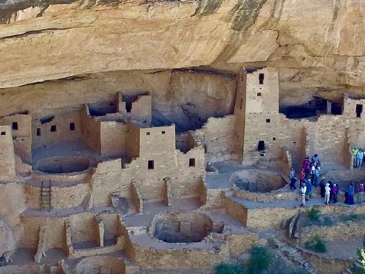 Some of the group toured Mesa Verde, a national park world heritage