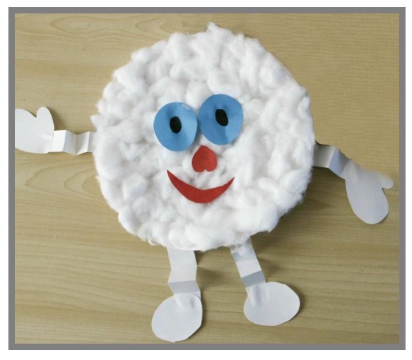 Activity 1: Paper plate fuzzy Yeti This paper plate creation is simple and fun! Girls can get as creative as they d like when creating their Yeti.