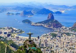 in the Zona Sul area of Rio de Janeiro. Next, travel up to the top of Corcovado Mountain, you will get an upclose view of one of the Modern World Wonder, Christ the Redeemer.