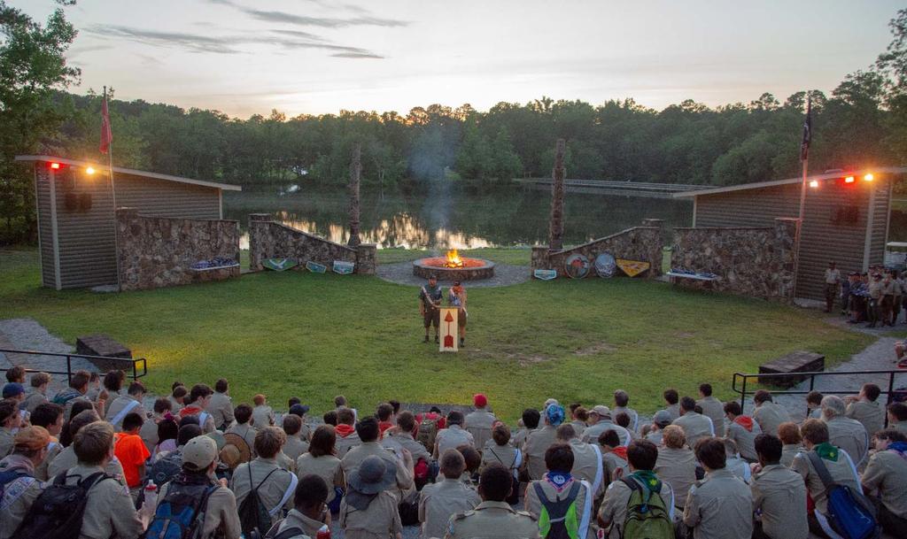 Campfires & OA Day Three times during the week you will gather in the Camp s amphitheater for fellowship and fun around the Campfire!