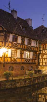 The Knights Hall, Namedy Castle Katz Castle in the Rhine Gorge Beethoven s house, Bonn La Petite France at dusk,strasbourg The Itinerary Day 1 London to Cologne, Germany.