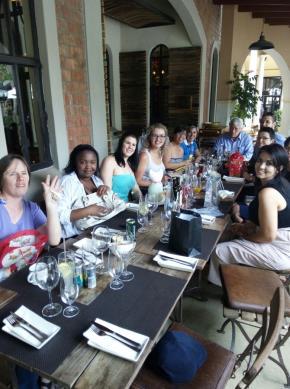 The Head Office staff organised a lunch date at the end of last year where Secret Santa gifts, that we bought each other at a small value, were exchanged and we had a lot of fun spending time