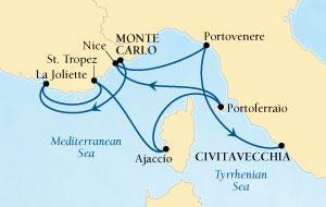 -Day Rivieras & Enchanted Isles Monte Carlo to Seabourn Quest Apr -Day