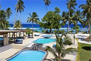 Return To Paradise Resort & Spa A 60 room, absolute Beach Front Resort nestled within the most spectacular location.