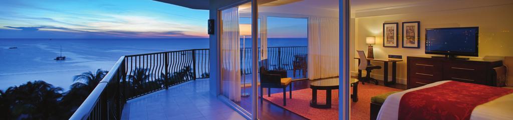 Tradewinds Club Everywhere you look Aruba smiles back. ROOM WITH A VIEW This is the height of Aruba style and sophistication.