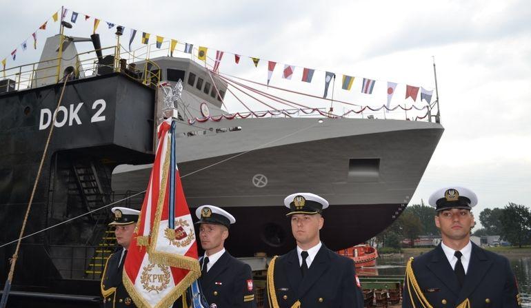 aut. Maksymilian Dura 08.09.2015 KORMORAN MINEHUNTER - LAUNCHED Sail the Oceans and the Sea, be the proof of reputation of the Polish shipbuilders and sailors.