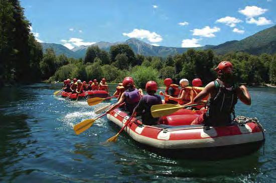 > ESTEPA & RAFTING Rafting down Limay river along the beautiful scenery given by the Patagonic