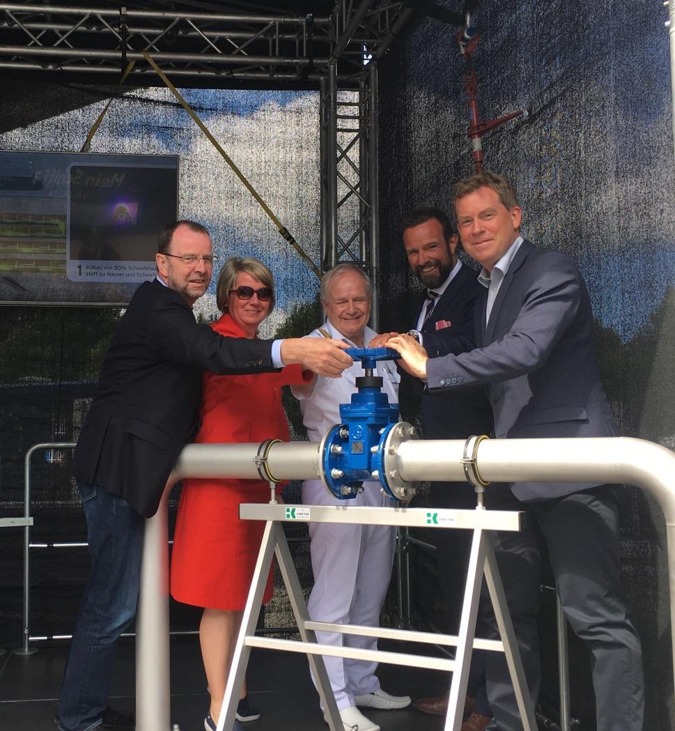2017: Experiences with new PRF in Kiel Opening ceremony with TUI Cruises in June 2017 Official opening in June 2017 with Mein Schiff 3 New PRF offers free offloading from Grey- and Blackwater up to