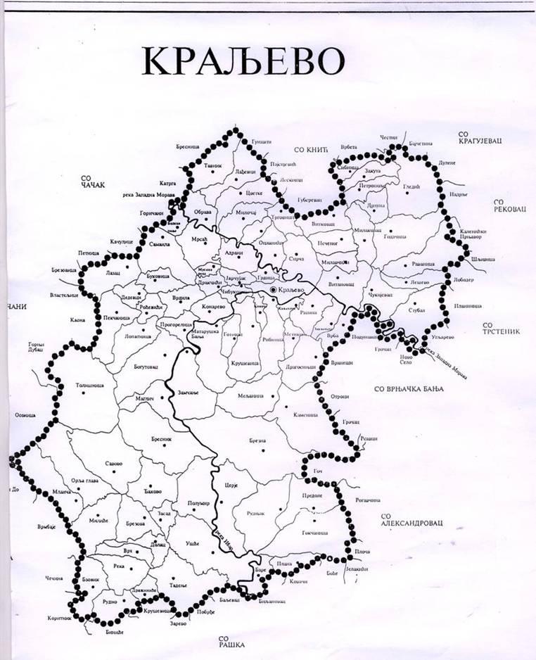 Case presentation Geographical limits Triangle Cacak-Kragujevac-Kraljevo + Municipality of Kraljevo (mountains?