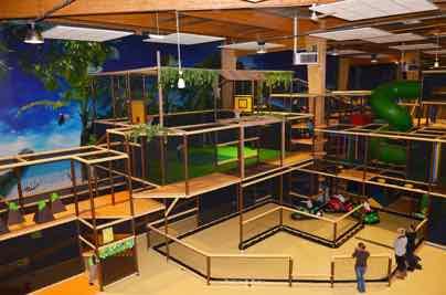 Indoor Adventures The Soft Playground are multi-store climbing labyrinths made of solid steel frame.