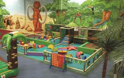 Indoor Adventures The Toddler Area consist in 1 or 2 levels climbing labyrinths made of solid steel