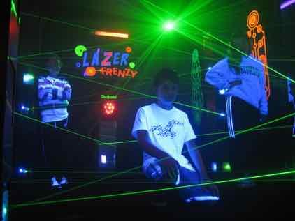 Virtual Fun Zones Hardware-free attractions powered by LED lights and projectors Space