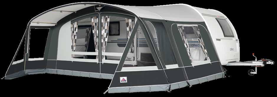 A L STANDARD EASY GRIP STEEL FRAME Grande Octavia with tall annex with pointed roof 215 x 130 cm.