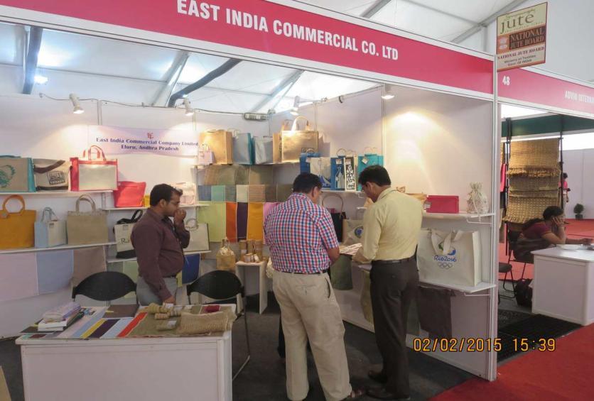 Foreign Buyers being attended at stall of East India Commercial Co.