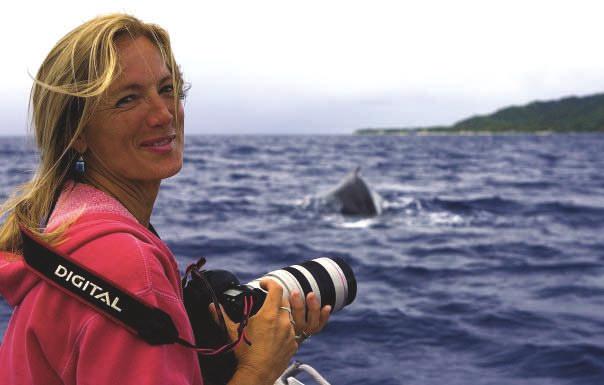 This afternoon we enjoy a presentation by Nan Hauser - Whale Biologist. Nan is the President and Director of the centre for Cetacean Research and Conservation.