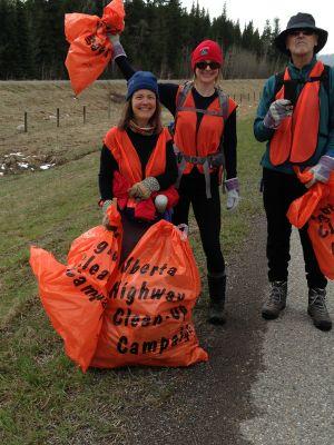 Our first project the Highway 40 Clean-Up was a wonderful success.
