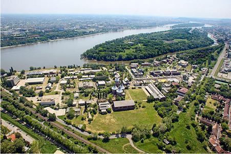 Landscape of Óbuda Gas Factory and