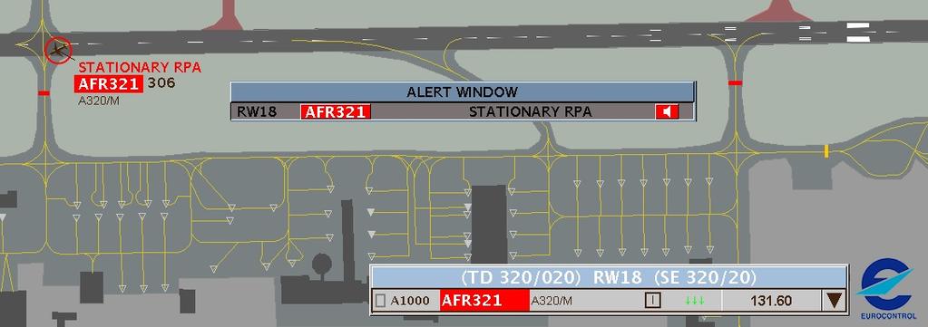 Tower Runway Controller s HMI. 3. Other cases: The alert is likely to be displayed only on the Tower Runway Controller s HMI. 988 989 990 991 992 993 994 