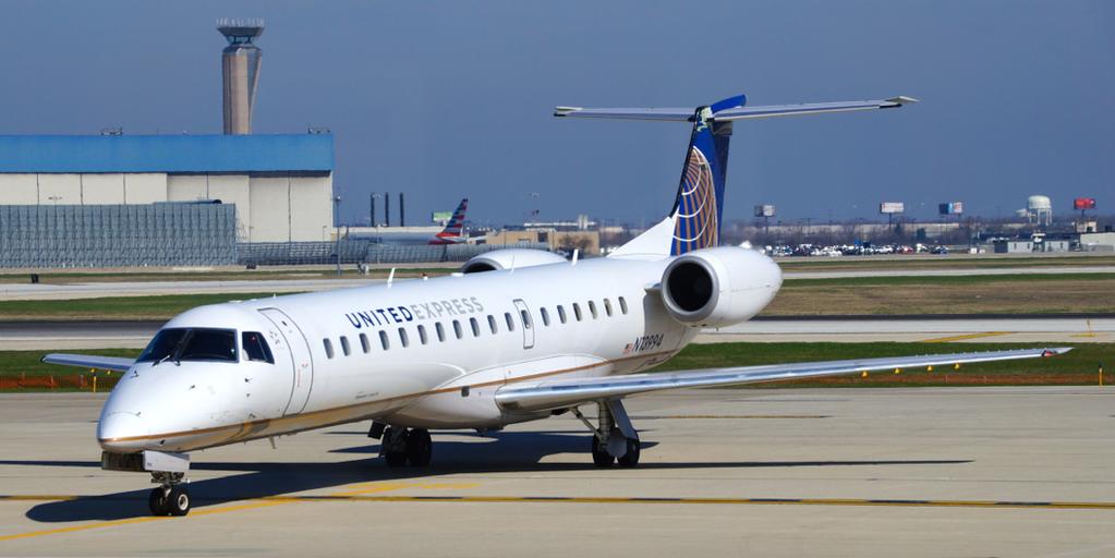 Regional Jets in the United States Aircraft in Service 1800