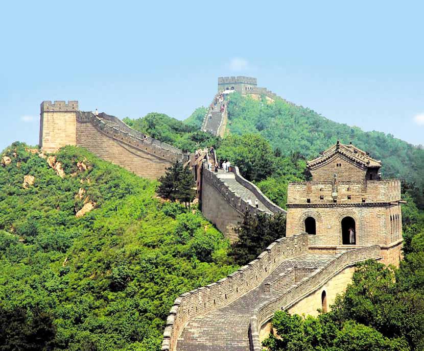 Great Wall of China Visit Ancient City Hall. High speed train to Chongqing and board the Victoria Cruise.