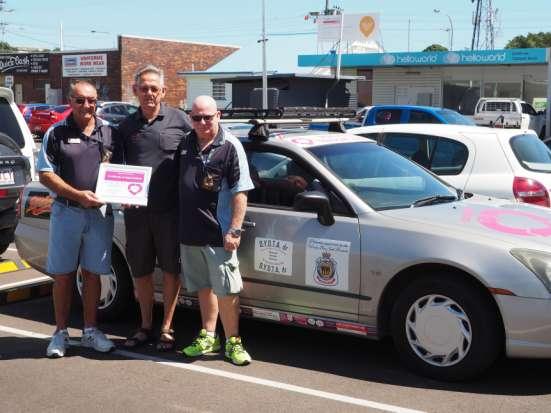 00 to Allan Brown who is raising funds on behalf of DonateLife Organ Donation. The Sub-Branch is pleased to support Allan and this worthy cause.