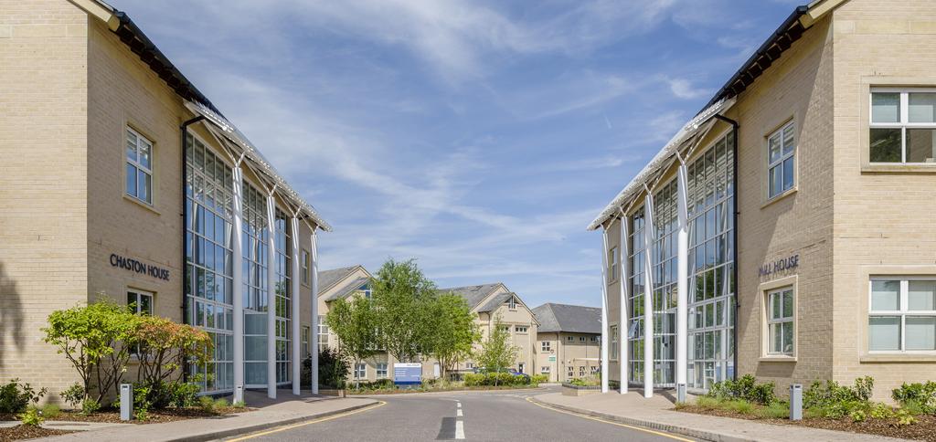 Mill Court is an established office scheme comprising five buildings totalling 38,245 sq ft (3,553 sq m)* set within attractive landscaped surroundings.