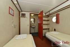MS QUO VADIS was put into service in April 2006 and has 12 comfortable outside cabins with
