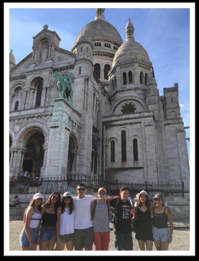 Wednesday, 4th July 2018 - Paris After our arrival at the Parisian accommodation we took the metro to Montmarte, the highest quarter. In the past it was a meeting point for the artists of the city.