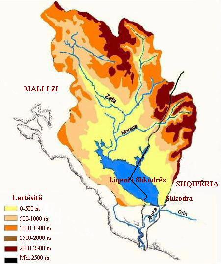 PJESA TEORIKE 1. Karakteristikat e Liqenit të Shkodrës dhe lumenjve Drini e Buna 1.