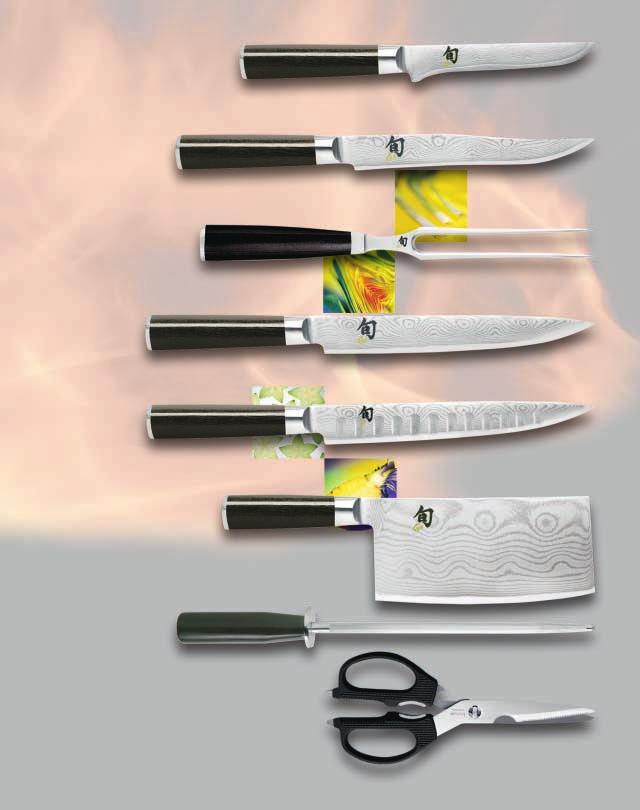 Boning Knife Model DM0710 Carving Knife Model DM0703 Chef s Fork Model DM0709 Slicing Knife Model DM0704 Slicing Knife Model DM0720 Hollow Ground Chinese Model DM0712 7 3/4" (19.