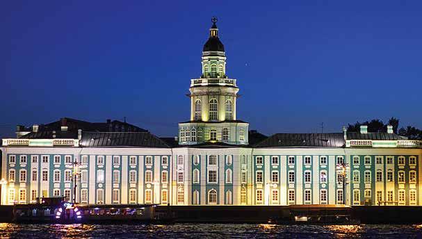 It was started by Peter the Great, built over time from his collecting souvenirs from
