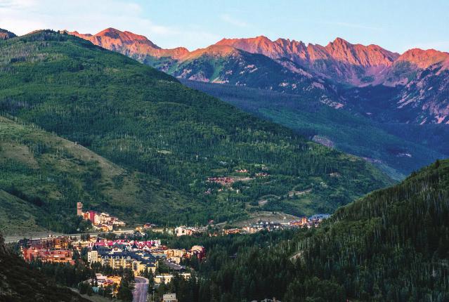 Global Engagement Looking to the Future In keeping with Vail s vision to be the premier international mountain resort community, the municipality has endeavored to identify and cultivate