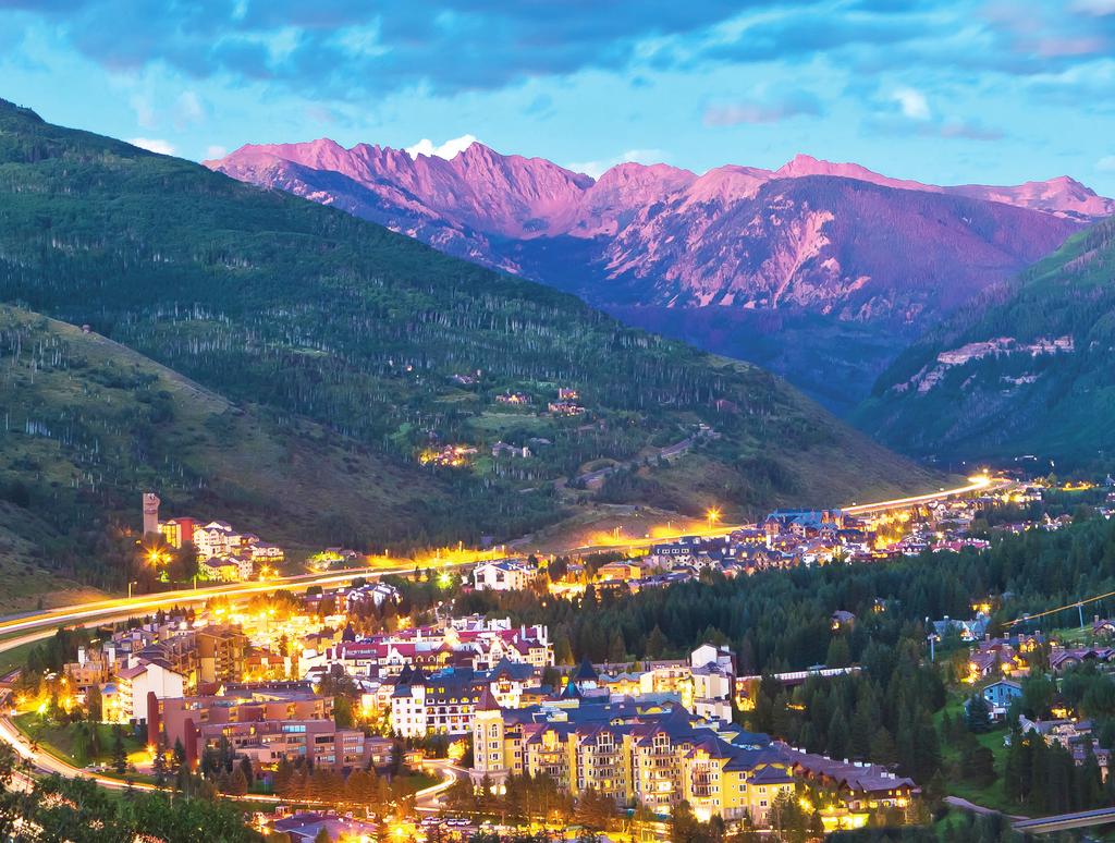 Vail, Colorado Under blue skies more than 300 days each year, Vail is an extraordinary mountain resort destination.
