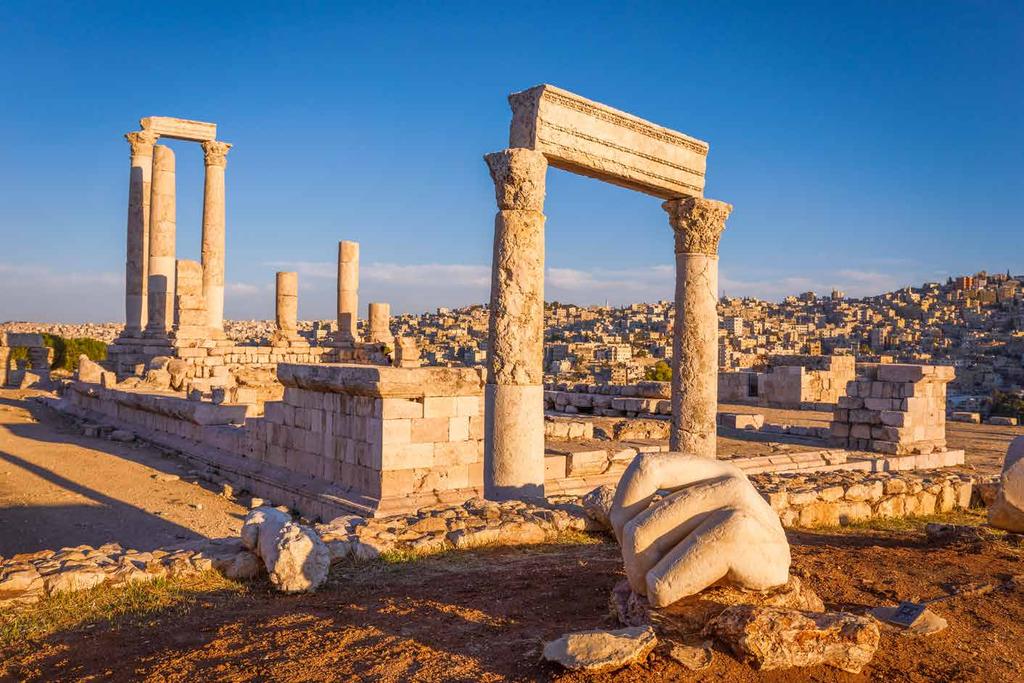 itinerary day 1 - Arrival to Queen Alia International Airport Start your Middle Eastern sojourn in Amman, the beautiful capital of Jordan.