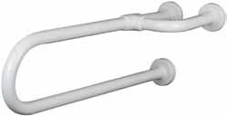 604809 Asidero fijo 3 anclajes reversible 60 cm. Wall mounted grab rail with 3 anchoring points 60 cm. 604909 Asidero fijo 3 anclajes reversible 70 cm.