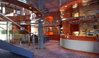 middle deck Reception on the middle deck SAT-TV/Info-channel norama-lounge Wellness-Bereich Fitness/Wellness On-board shop On