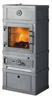 Its solid weight and sturdy construction and unique features, such as the steel bands which hug the stove body and cast-iron door accentuate its
