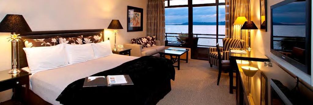 Accommodation Choose from lakefront rooms with private balconies or beach access to spacious studios that open out to the heated swimming pool, or a luxurious suite overlooking the water.