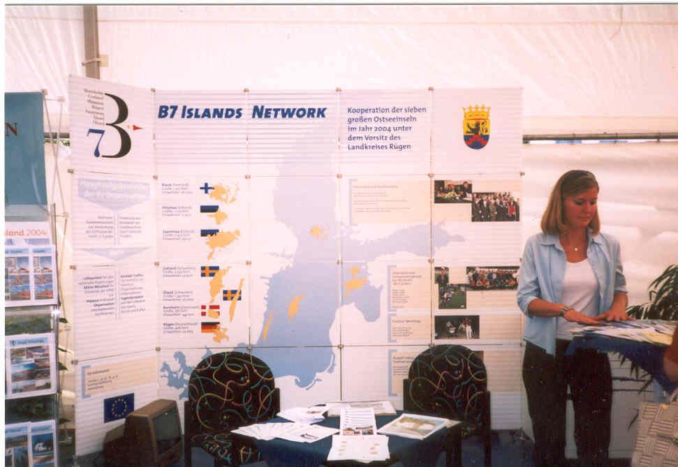 B7 at RÜGANA fair in Bergen 3 5 September 2004 - Successful presentation of B7 Participation from Öland