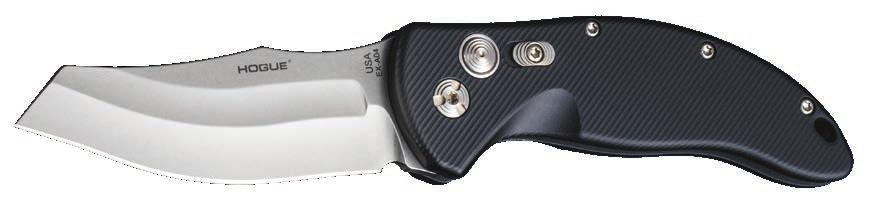 EX-A04 AUTOMATIC FOLDER SPECS 3.5 or 4.0 Upswept or Modified Wharncliffe 8.0-9.0 Overall Length 4.48-5.68 oz Weight BLADE 0.