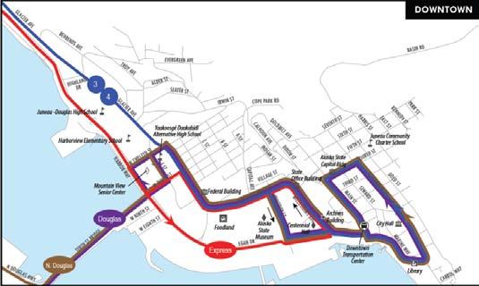 Valley Local and Douglas routes Timed-transfers between routes at Nugget Mall and Federal Building Two