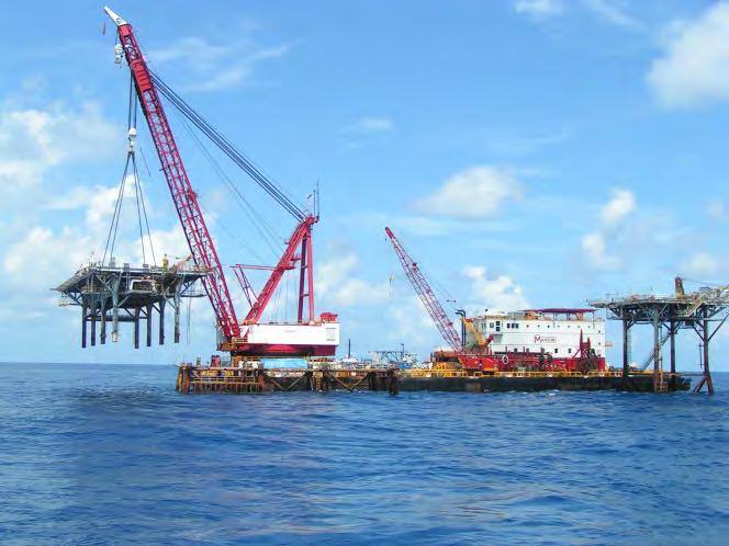 Maritech Resources, Gulf of Mexico VR 252 I Tri-pod Installation, Castex