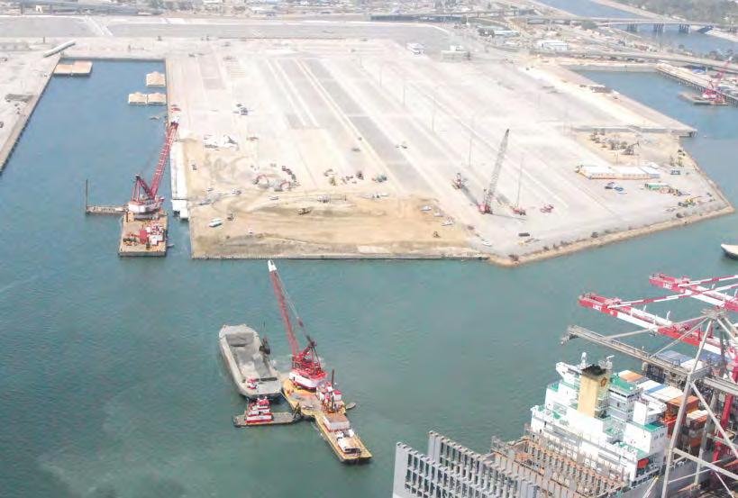 Wharves, Docks, Piers Example Projects: Port of Long Beach, Wharf Backlands Redevelopment,