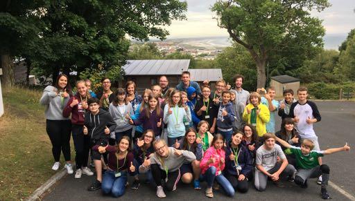International Adventure & Language Camp Greenhill, Northern Ireland (10 16 years) Our beautiful camp on the slopes of a mountain, with great views over the sea and only a stone throw away from the