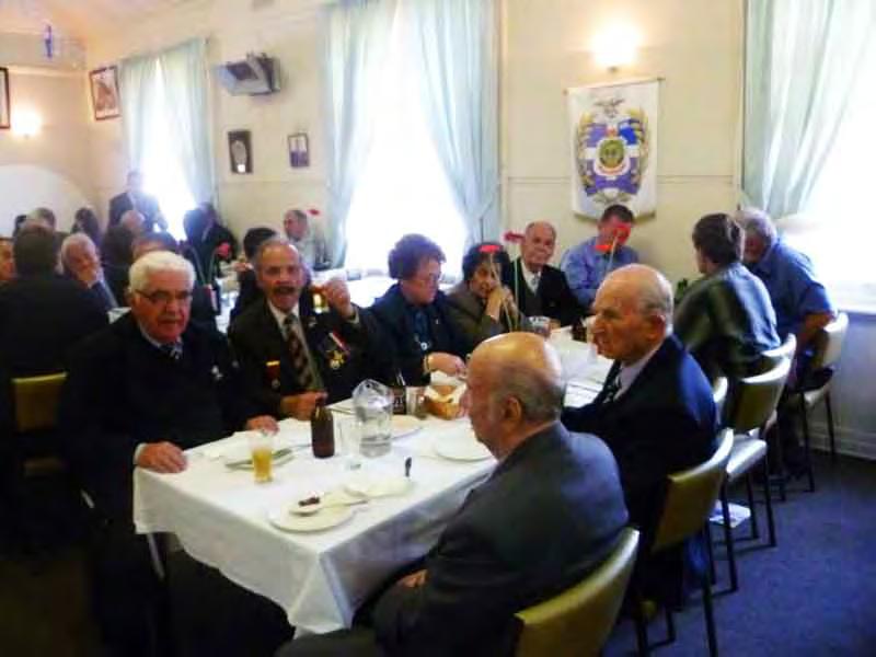 True to his word, Steve Kyritsis was not wrong about the refreshments being provided and one was please to see that the hospitality of the Hellenic RSL members was alive and well.