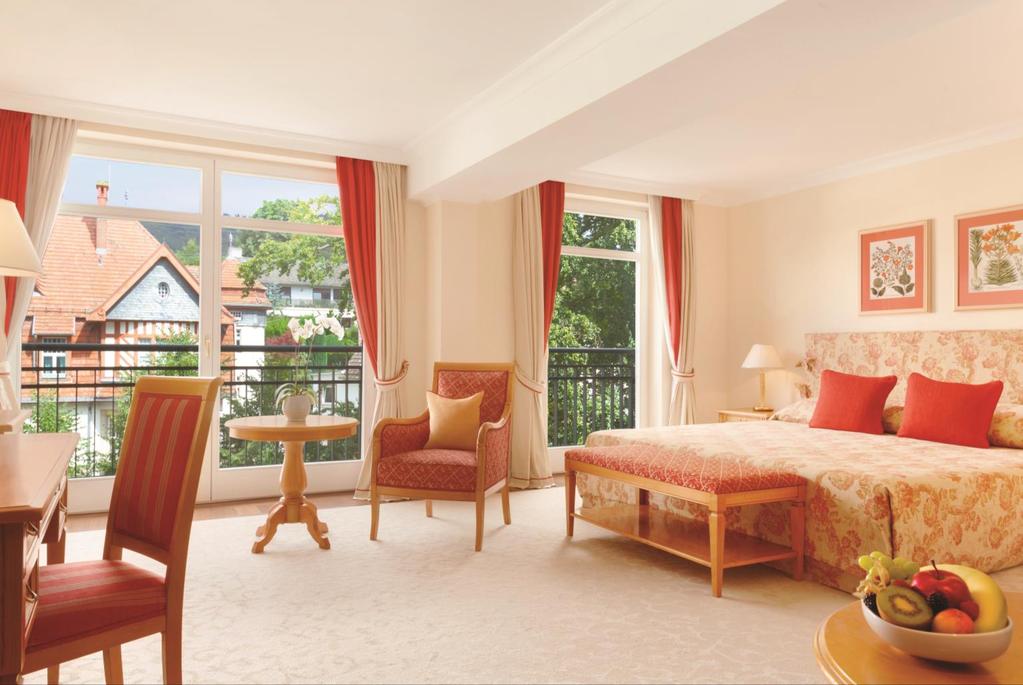 FALKENSTEIN GRAND KEMPINSKI ROOMS & SUITES 112 rooms, 24 suites & 24 apartments Large rooms up to 140 sqm Breath