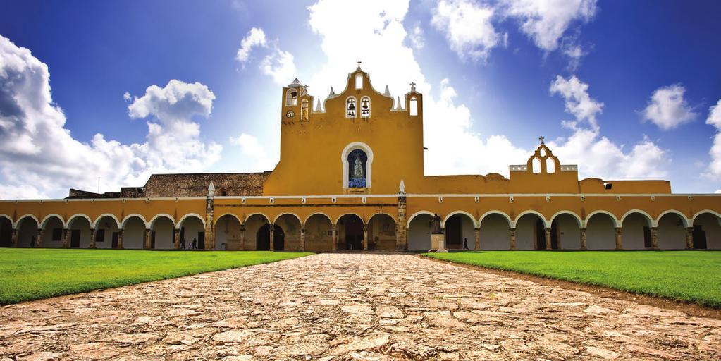IZAMAL The most impressive site at the so-called Yellow City is the huge Nuestra Señora de Izamal convent, where visitors